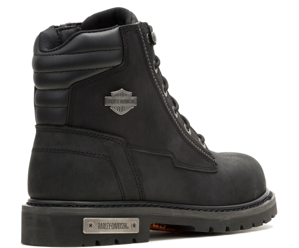 Harley-Davidson Men's Vintner Steel Toe 6-Inch Waterproof Black Boots, D93920 - No Hassle Returns at Wisconsin Harley