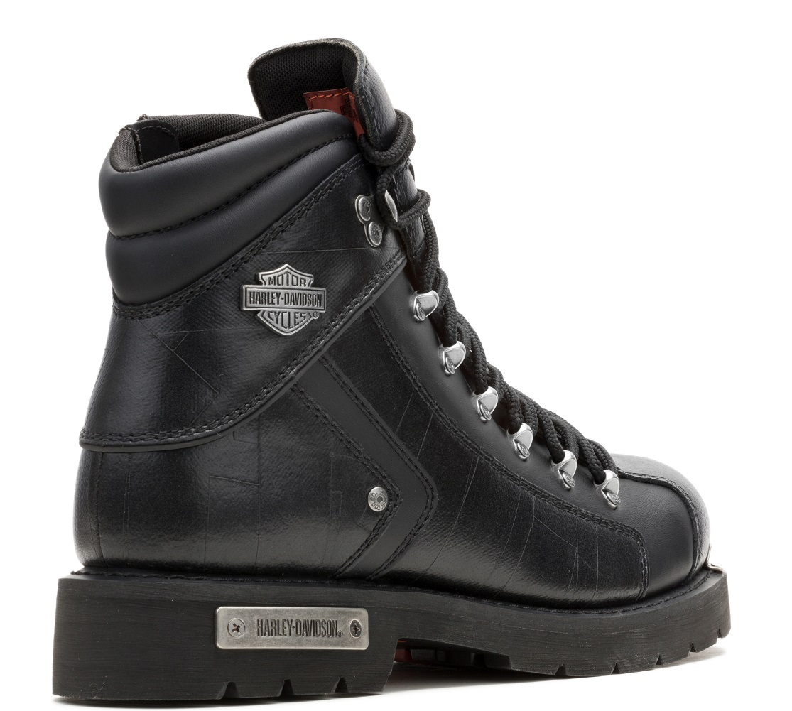 Harley-Davidson Men's Electron Ride 6-In. Black Leather Motorcycle Boots, D96318 - No Hassle Returns at Wisconsin Harley