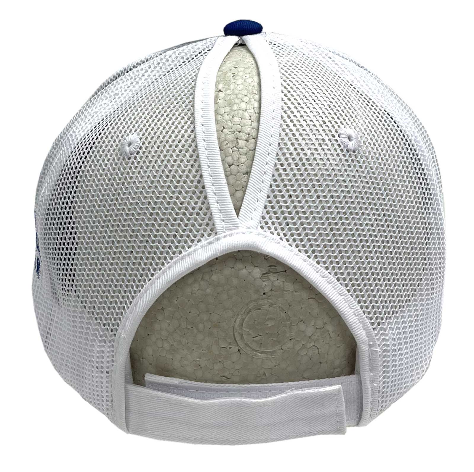 Harley-Davidson Free Shipping - Harley-Davidson Women's Soar Ponytail Curved Bill Mesh Trucker Hat, Blue/White - Free Shipping on many products plus Orders Over $99