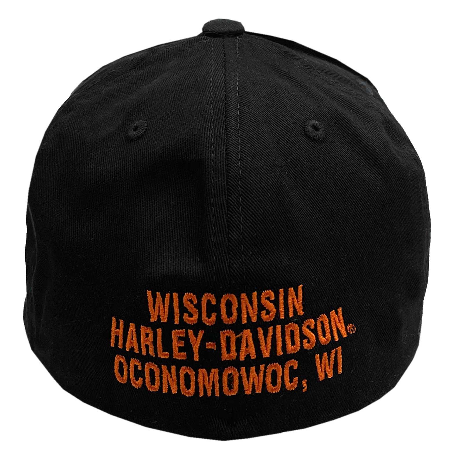 Harley-Davidson Free Shipping - Harley-Davidson Men's Embroidered Struck Stretch Fit Baseball Cap, Black - Free Shipping on many products plus Orders Over $99