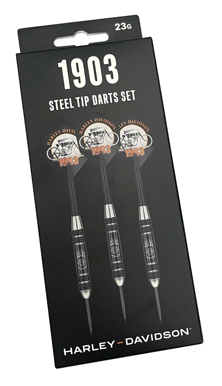Harley-Davidson Free Shipping - Harley-Davidson 1903 Motorcycle Steel Tip 22 gr. Darts, Stainless Steel Barrels - Free Shipping on many products plus Orders Over $99
