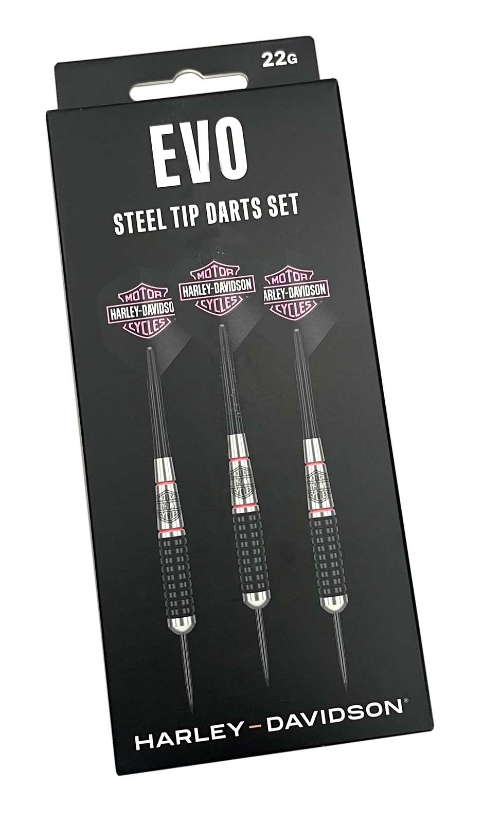 Harley-Davidson Free Shipping - Harley-Davidson EVO Bar & Shield Steel Tip 22 gr. Darts, Stainless Steel Barrels - Free Shipping on many products plus Orders Over $99