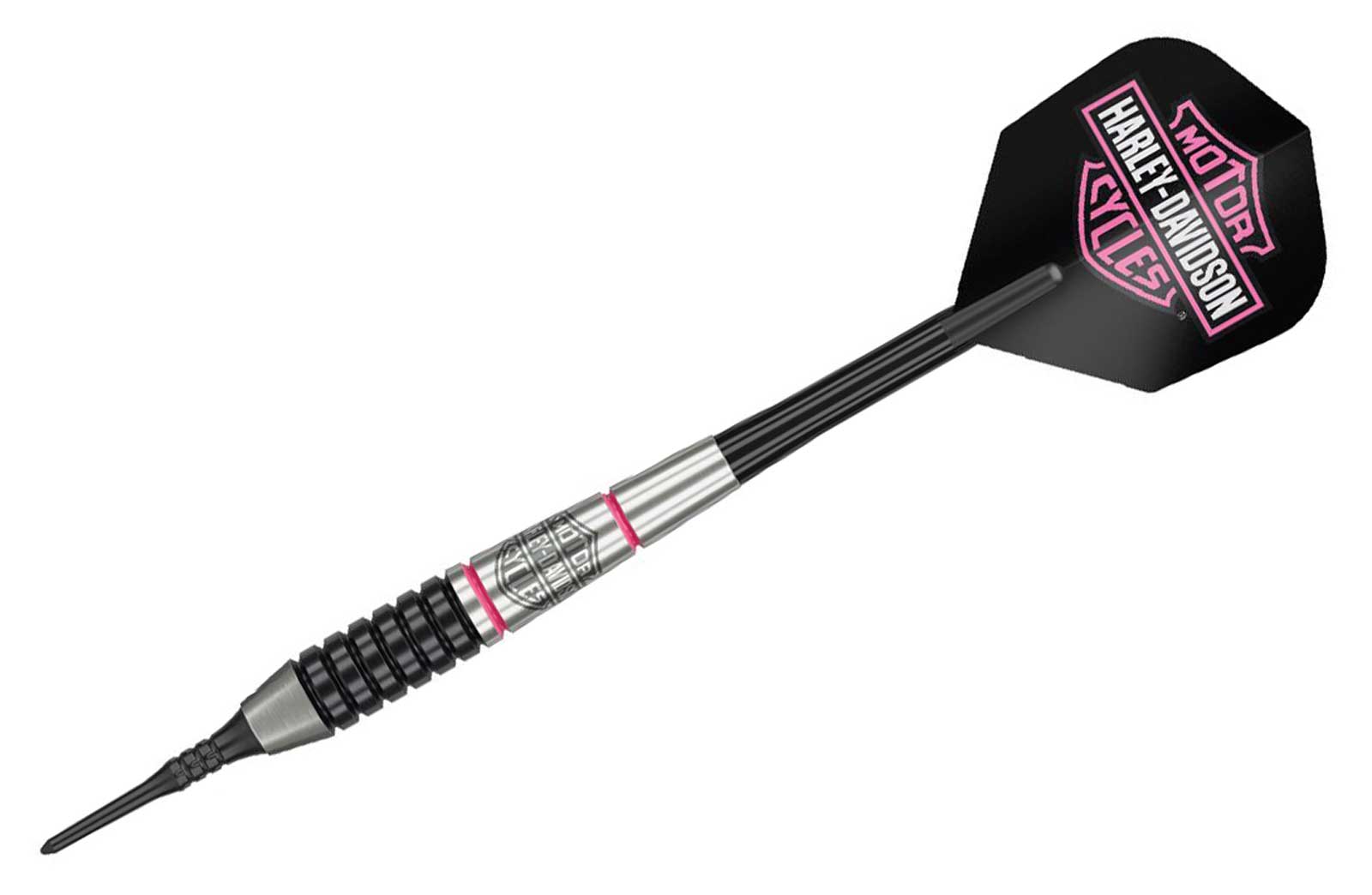 Harley-Davidson EVO Bar & Shield Soft Tip 18 gr. Darts, Stainless Steel Barrels - Wisconsin Harley-Davidson