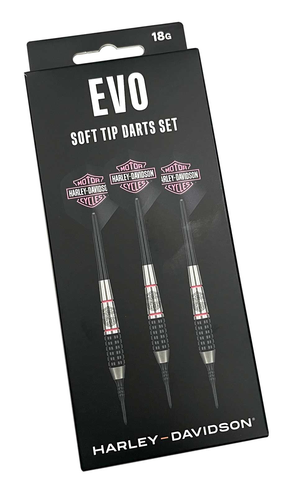 Harley-Davidson Free Shipping - Harley-Davidson EVO Bar & Shield Soft Tip 18 gr. Darts, Stainless Steel Barrels - Free Shipping on many products plus Orders Over $99