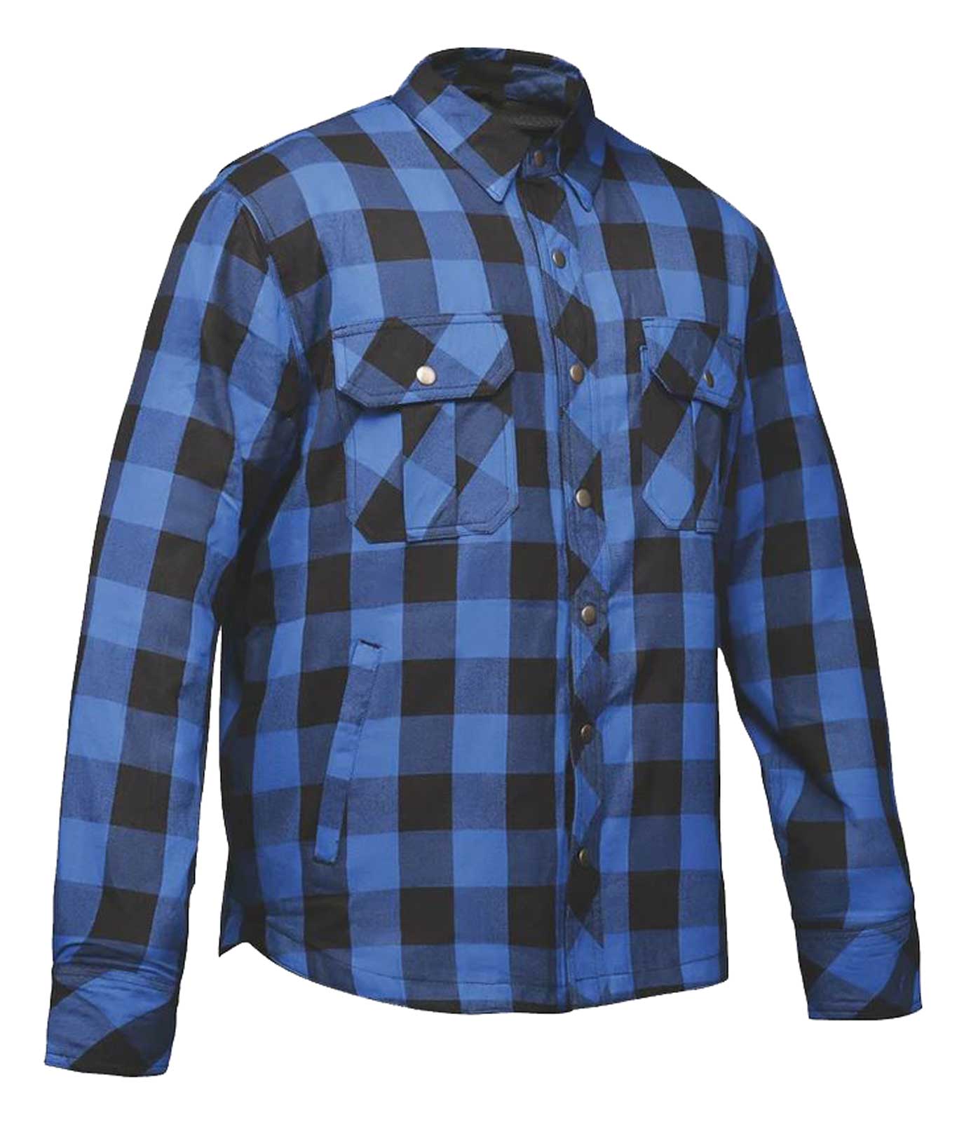 R*5様 SC Subculture CHECKEREDFLAGTRACK PA Derringer Men's Armored Zip & Snap Plaid Flannel Shirt Jacket