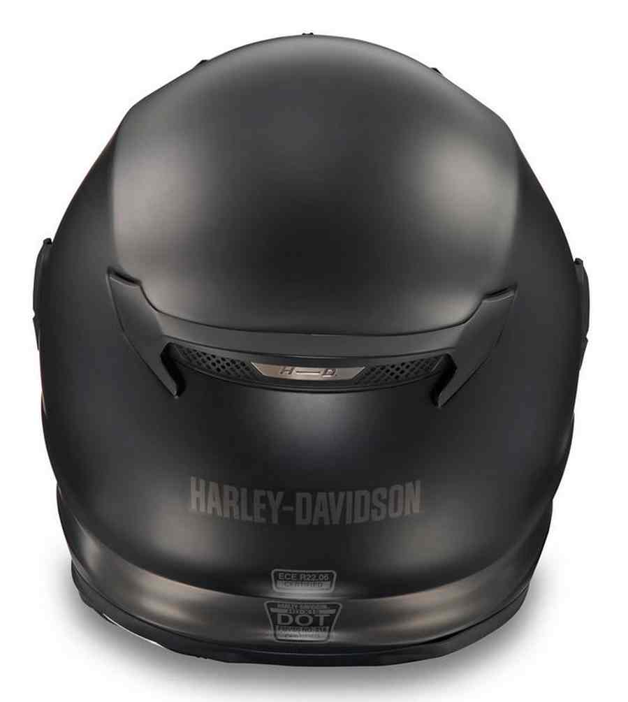 Harley-Davidson® Men's Division X15 Skull Full Face Helmet, Black