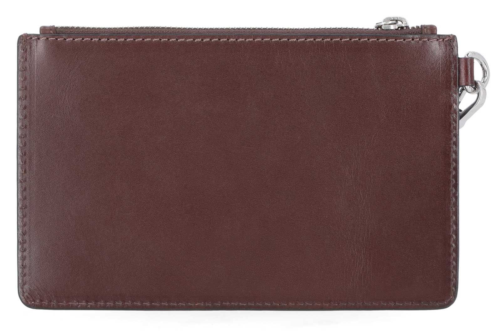 Harley-Davidson Women's Floral Bar & Shield Genuine Leather Wristlet, Brown - Largest Selection of Harley-Davidson Products