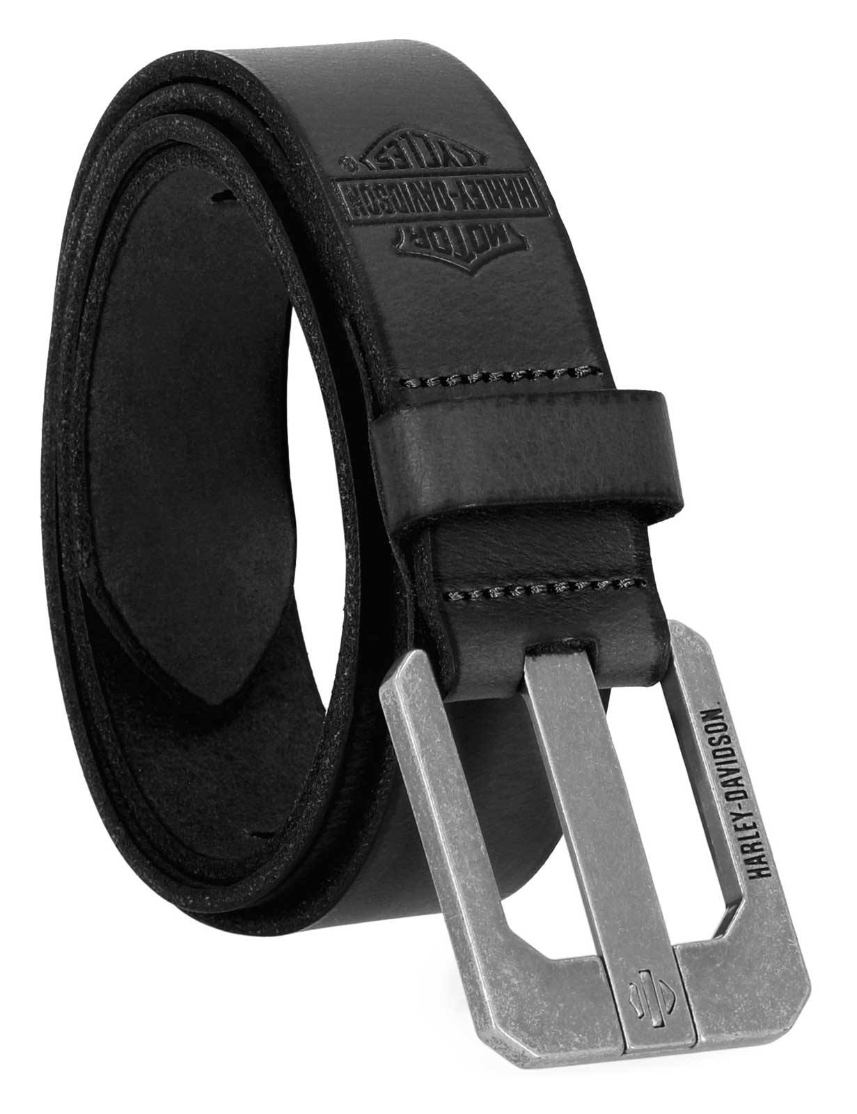 Harley-Davidson® Men's Die Cut Bar & Shield Logo Prong Leather