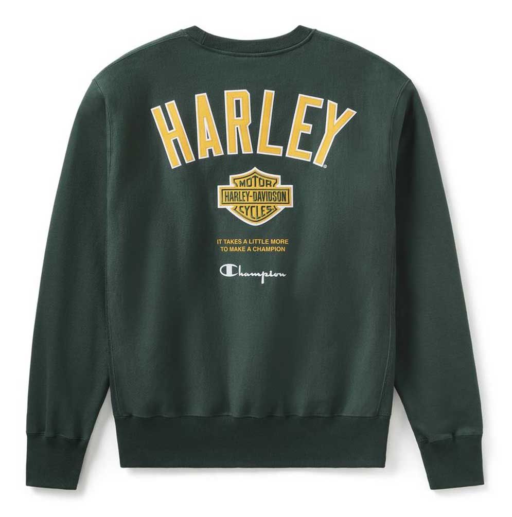 HARLEY-DAVIDSON フレイムス　ジップパーカー　USA製　Mサイズ Harley-Davidson® Men's Champion Fanatic Crew-Neck Sweatshirt