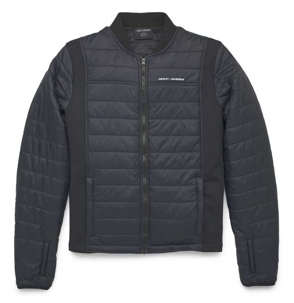 Harley-Davidson Men's 12V Programmable Heated Jacket Liner, Black 97140-22VM - Wisconsin Harley-Davidson