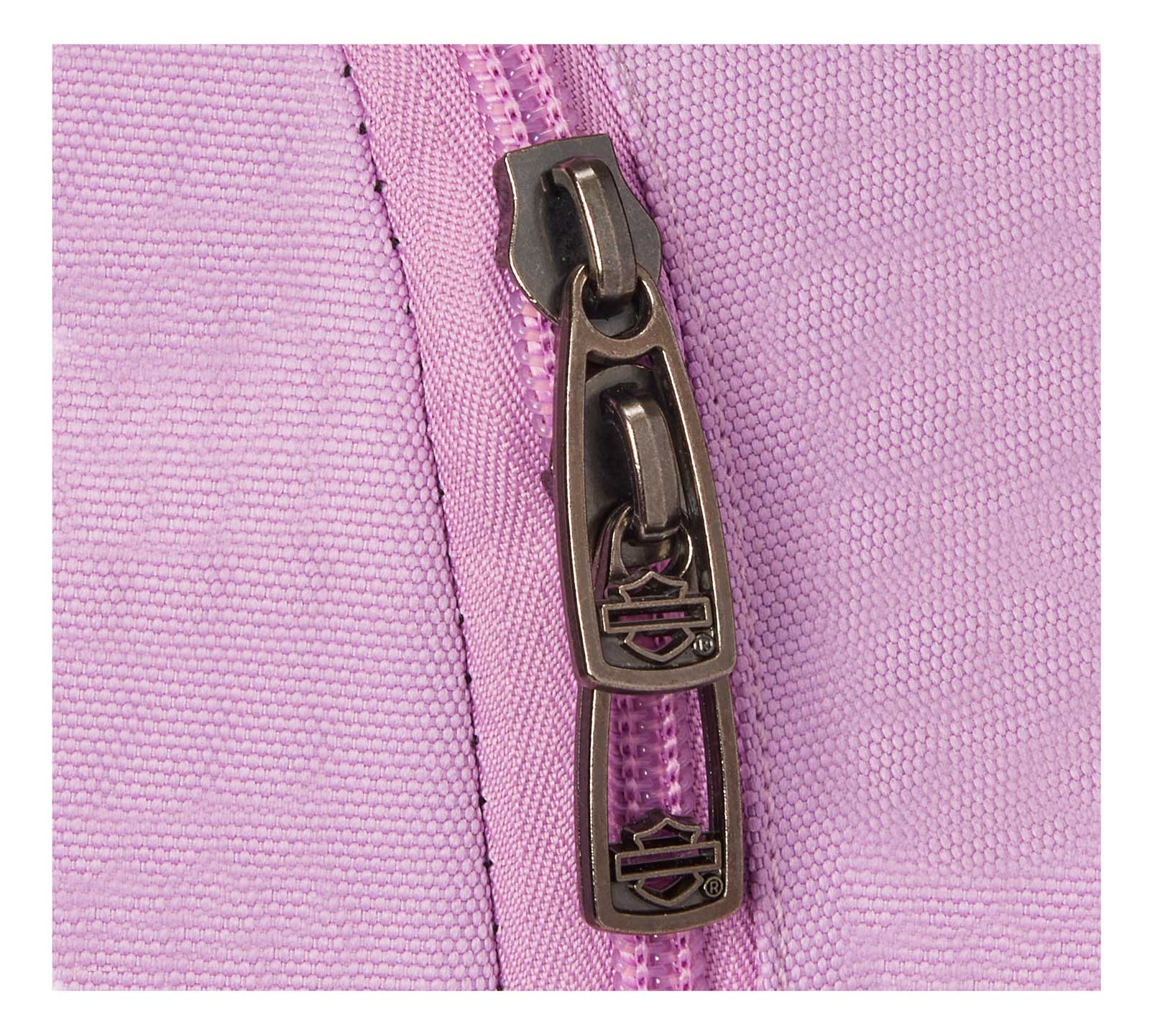 Harley-Davidson Bar & Shield Roses Graphic Backpack w/ Adjustable Straps - Pink - Largest Selection of Harley-Davidson Products