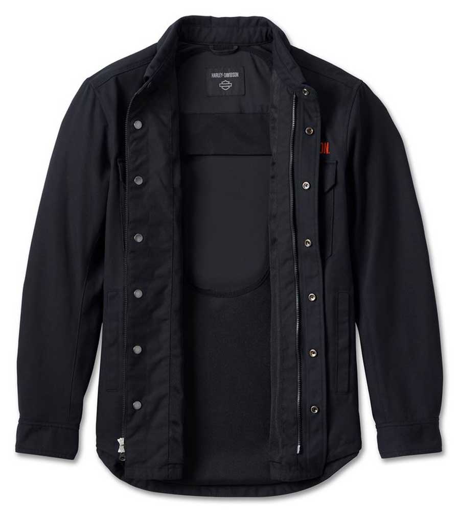 Harley-Davidson® Men's Operative Riding Shirt Jacket - Black 98100
