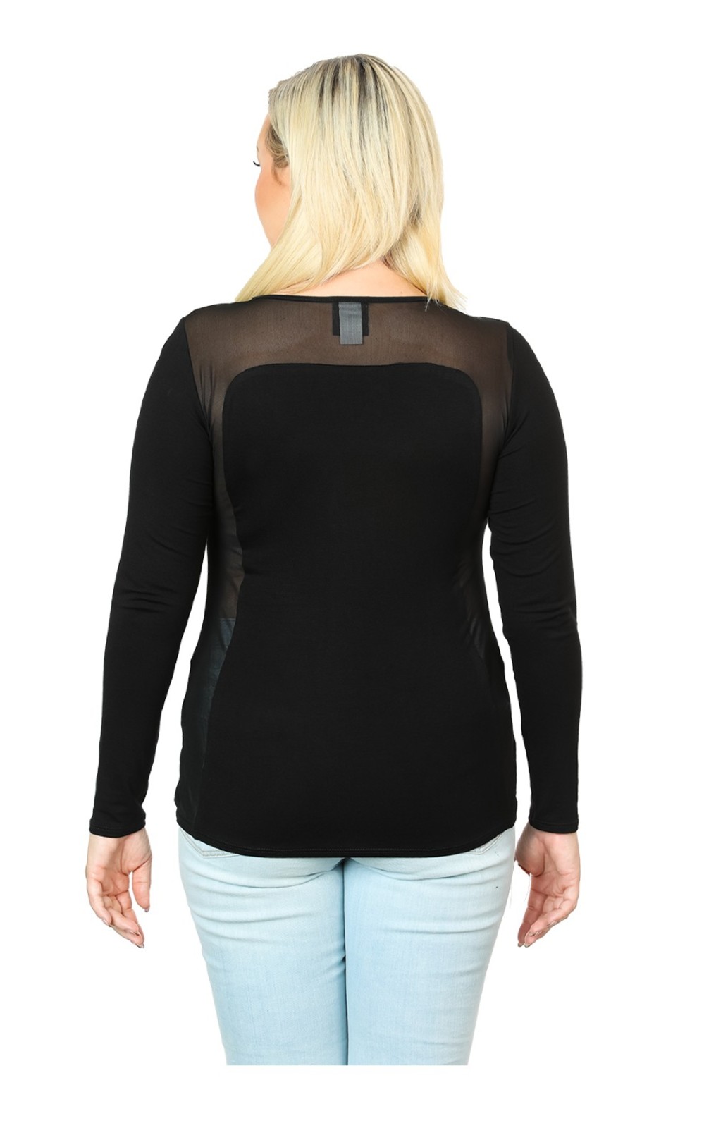 Harley-Davidson Women's Aggressive Logo Mesh Detail Long Sleeve T-Shirt, Black - No Hassle Returns at Wisconsin Harley