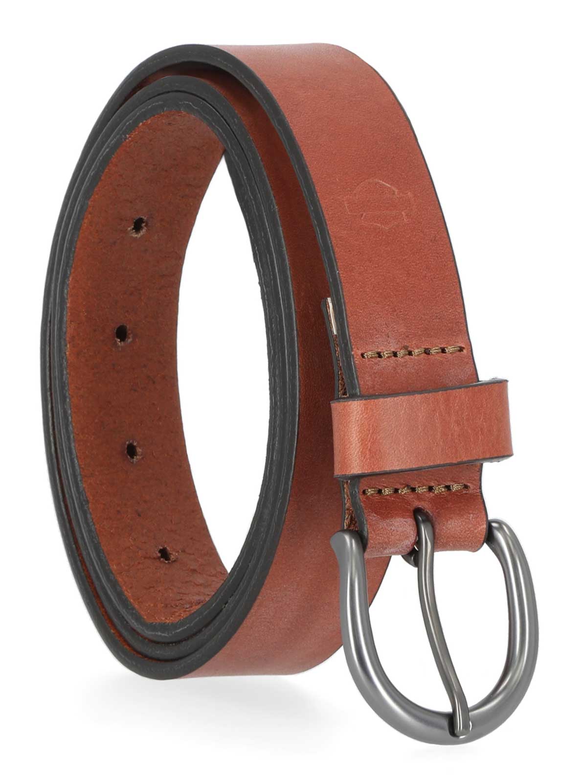 Harley-Davidson Free Shipping - Harley-Davidson Women's Oval Buckle Classic Genuine Leather Belt, Brown - Free Shipping on many products plus Orders Over $99