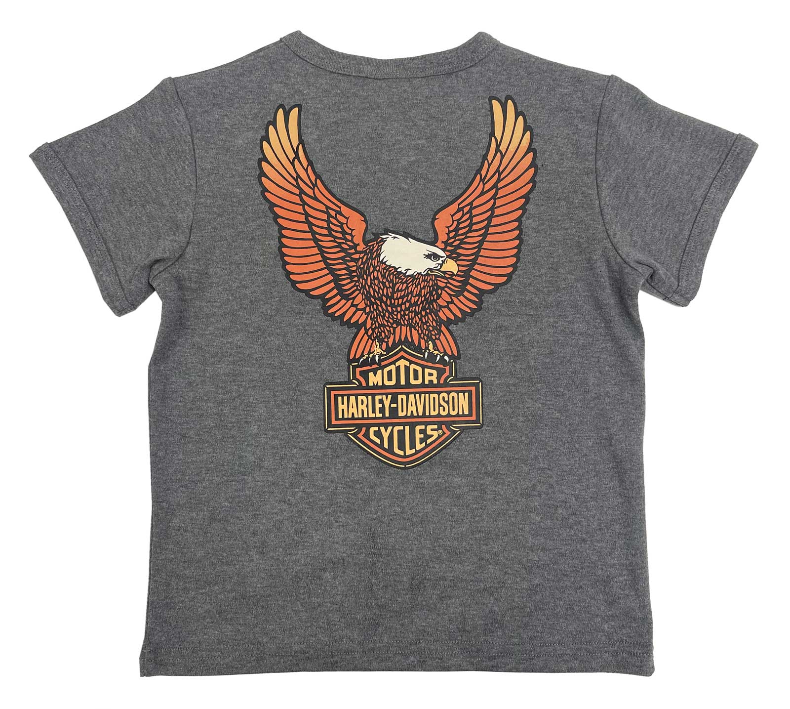 Harley-Davidson Free Shipping - Harley-Davidson Little Boys' Eagle Knit Henley Short Sleeve Shirt, Gray - Free Shipping on many products plus Orders Over $99