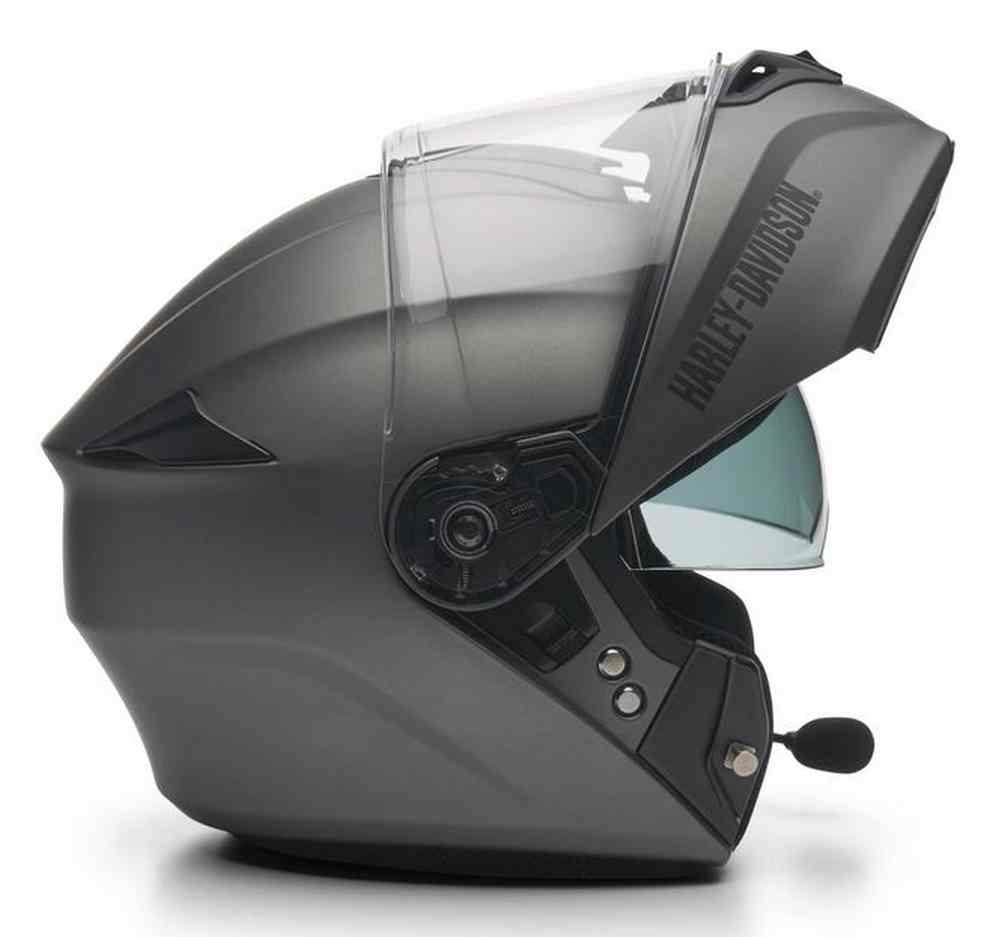 Harley-Davidson Mens Outrush R Modular Bluetooth Helmet, Matte Silver 98101-22VX - Largest Selection of Harley-Davidson Products