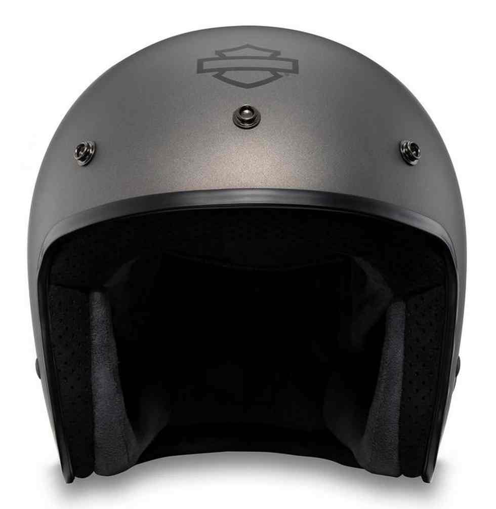 Harley-Davidson Men's Fury N04 Bluetooth 3/4 Helmet, Matte Silver 98010-23VX - Wisconsin Harley-Davidson