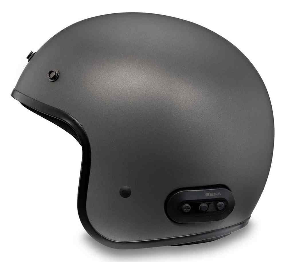 Harley-Davidson Men's Fury N04 Bluetooth 3/4 Helmet, Matte Silver 98010-23VX - No Hassle Returns at Wisconsin Harley