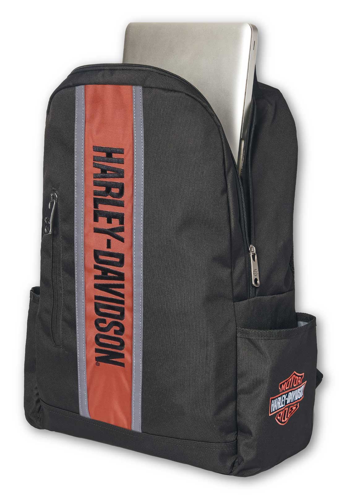 Harley-Davidson Free Shipping - Harley-Davidson Classic Iconic H-D Sport Stripe Backpack, Rugged Polyester Black - Free Shipping on many products plus Orders Over $99