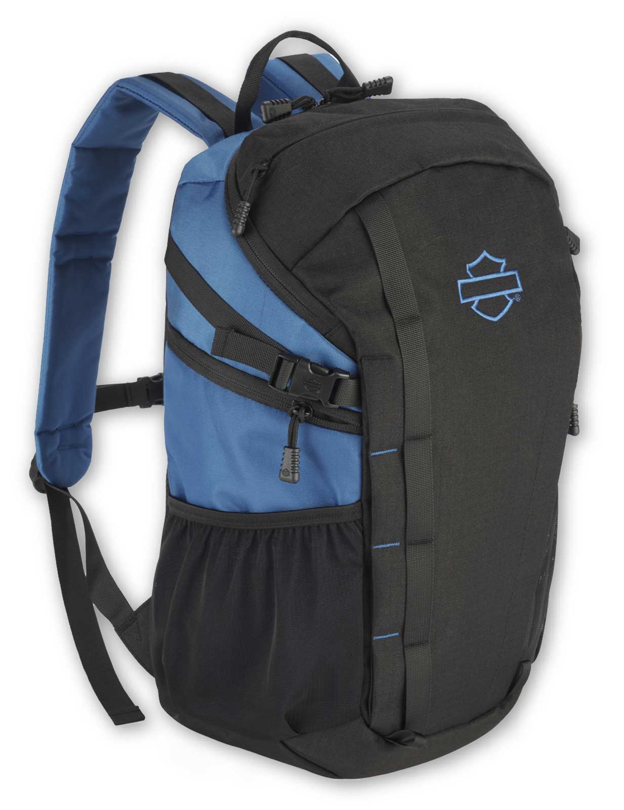 Harley-Davidson Street Cruiser Water-Repellent Backpack - Blue/Black - Wisconsin Harley-Davidson