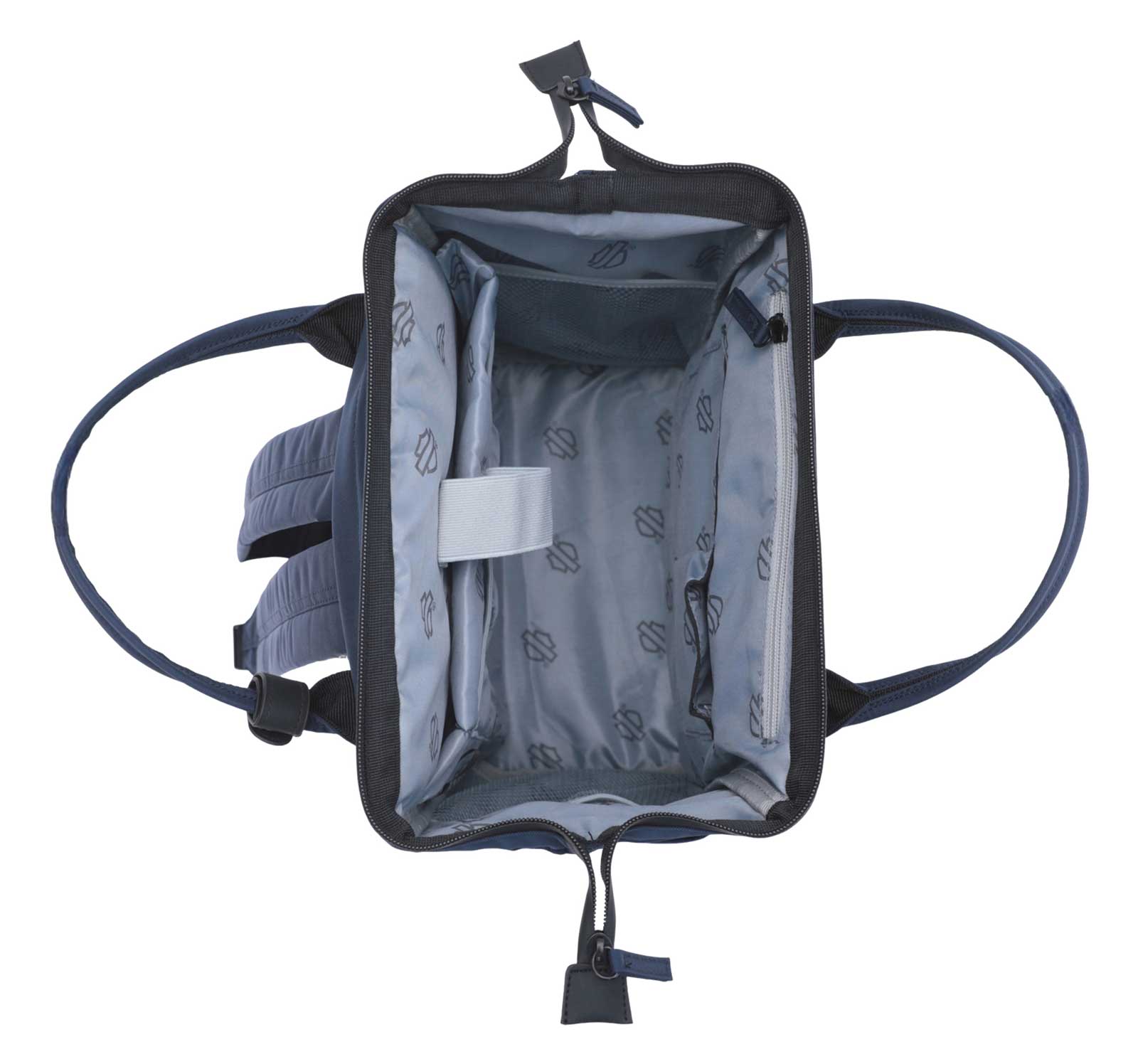 Harley-Davidson Women's Black Opal Tote Backpack w/Hideaway Straps, Peacoat Blue - No Hassle Returns at Wisconsin Harley