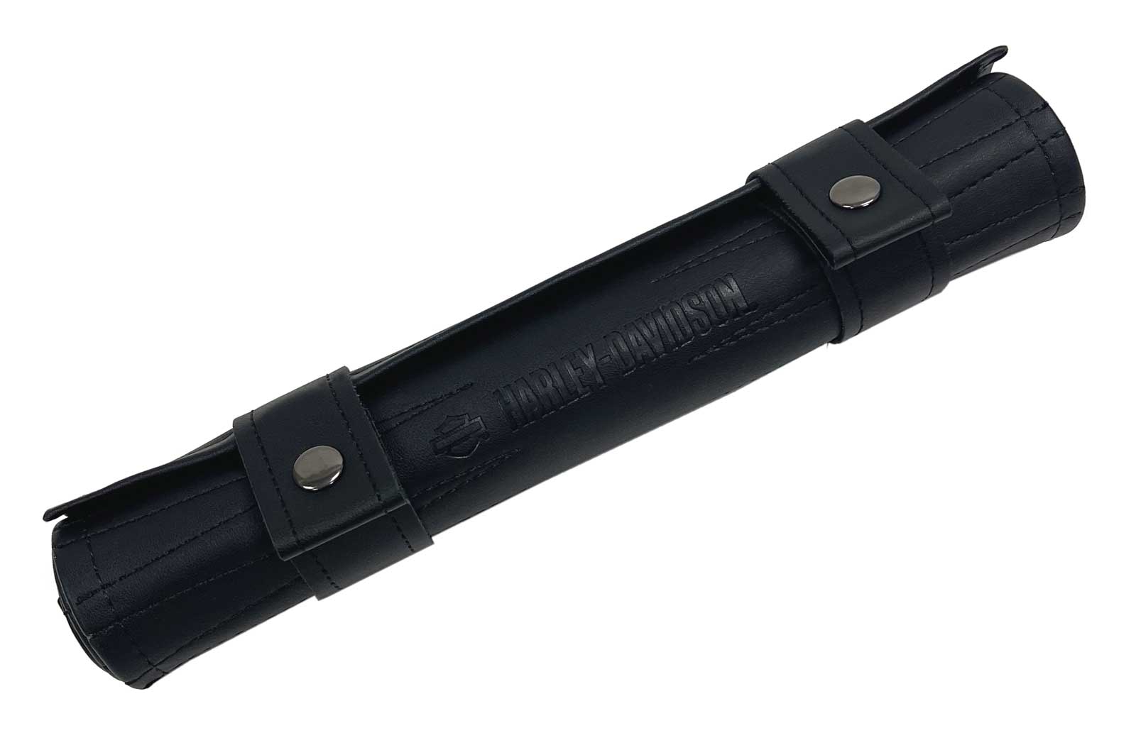 Harley-Davidson Off Road Backgammon Traveling Roll-up Travel Game Set - Black - No Hassle Returns at Wisconsin Harley