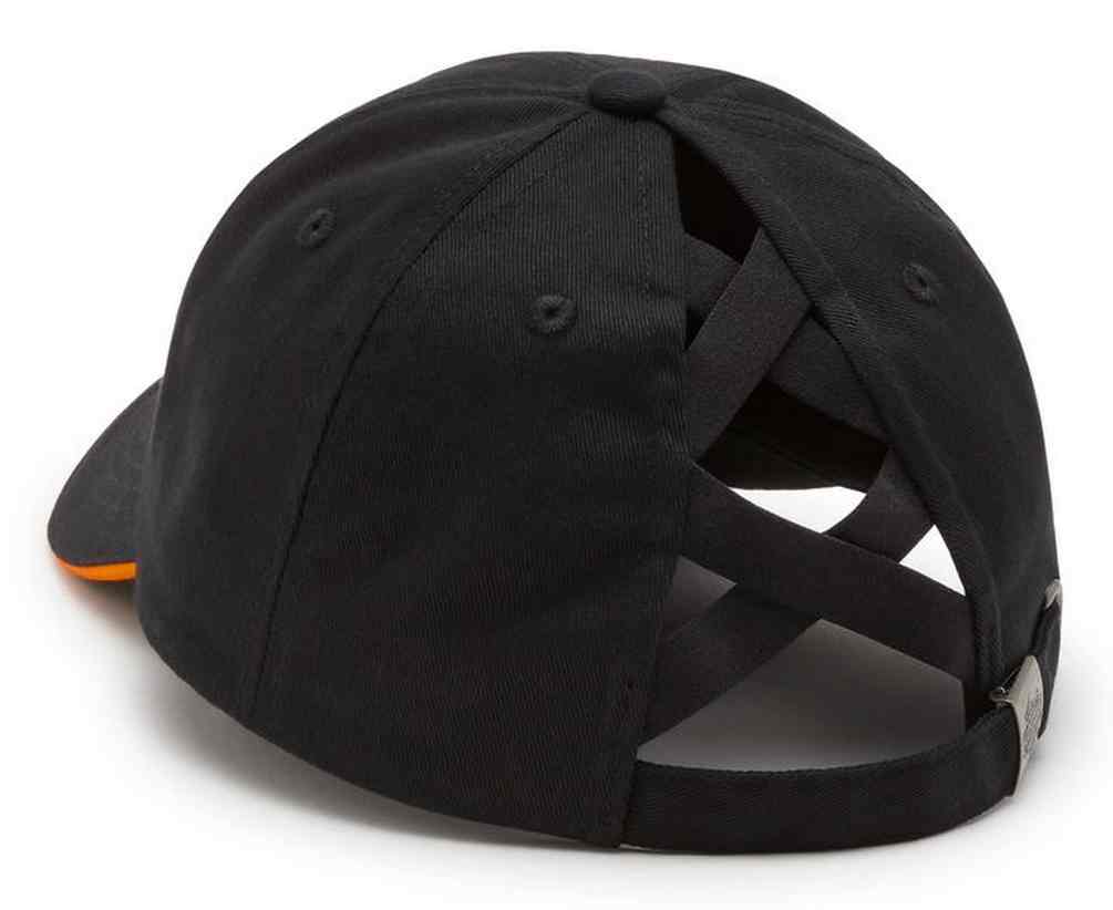 Harley-Davidson Free Shipping - Harley-Davidson Women's Essential Arched Ponytail Baseball Cap, Black 97708-25VW - Free Shipping on many products plus Orders Over $99