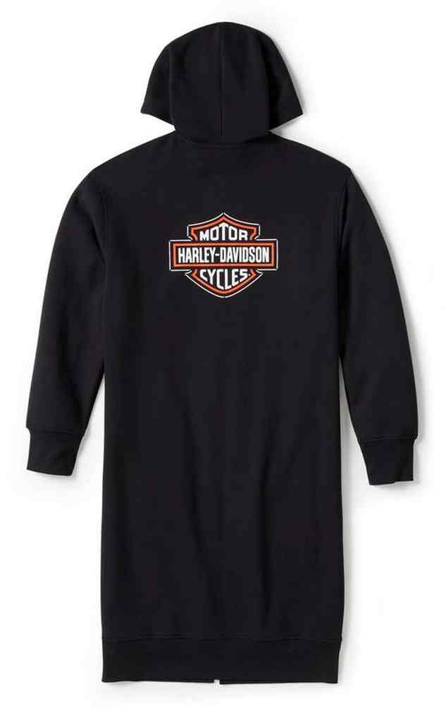 Harley-Davidson Free Shipping - Harley-Davidson Women's Essential Fleece Full Zip Duster Hoodie Black 96413-25VW - Free Shipping on many products plus Orders Over $99