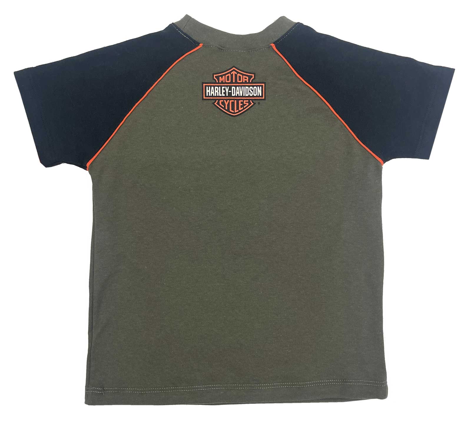 Harley-Davidson Free Shipping - Harley-Davidson Little Boys' Camo H-D Raglan Short Sleeve Tee, Green/Black - Free Shipping on many products plus Orders Over $99