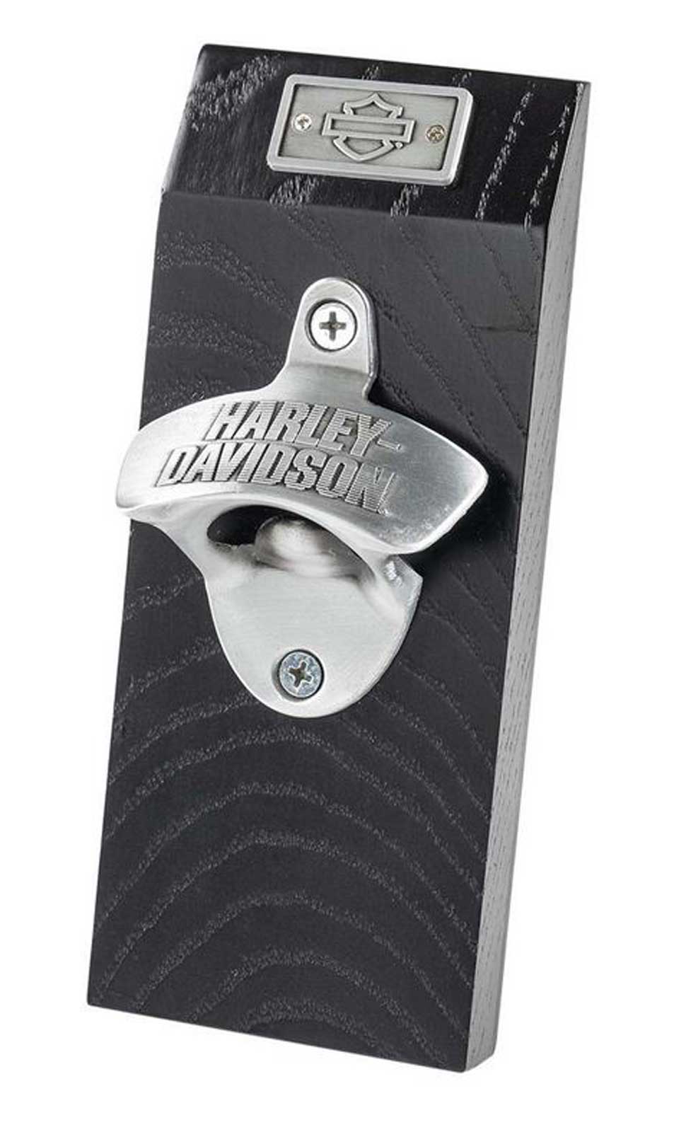 Harley-Davidson Free Shipping - Harley-Davidson Open Bar & Shield Wall Mount Bottle Opener, Wood & Metal - Free Shipping on many products plus Orders Over $99