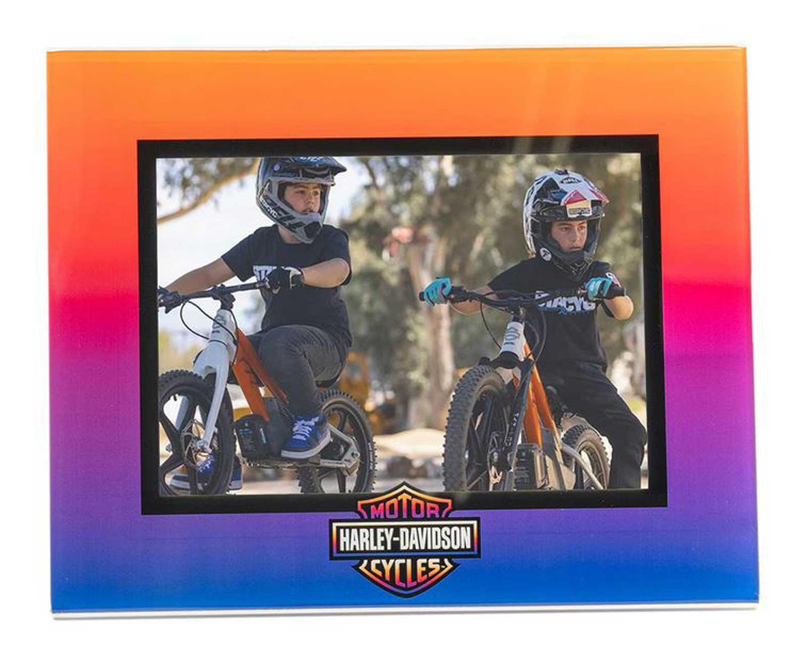 Harley-Davidson Free Shipping - Harley-Davidson Kid's Ombre Bar & Shield Logo Acrylic Picture Frame, 5 x 7 Photo - Free Shipping on many products plus Orders Over $99