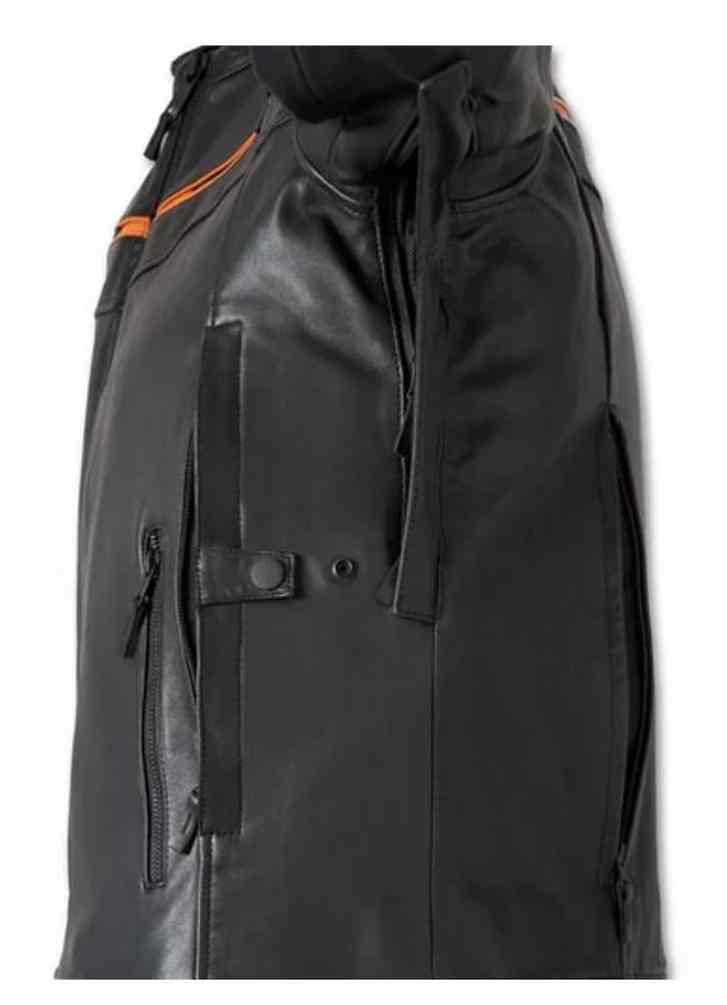 Harley-Davidson Men's Capitol Triple Vent Leather Riding Jacket Black 98018-24VM - No Hassle Returns at Wisconsin Harley