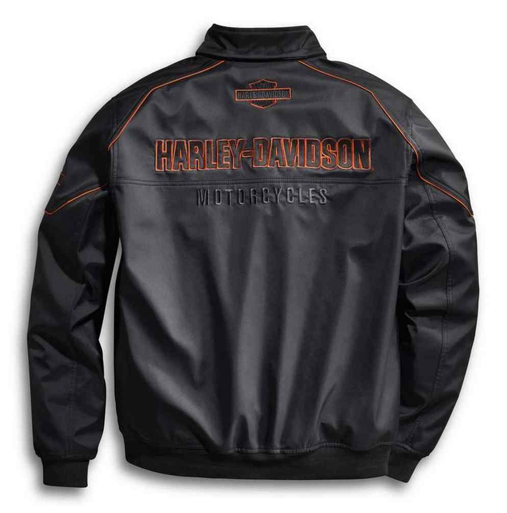 Harley-Davidson® Men's Idyll Soft Shell Riding Jacket, Black 98163