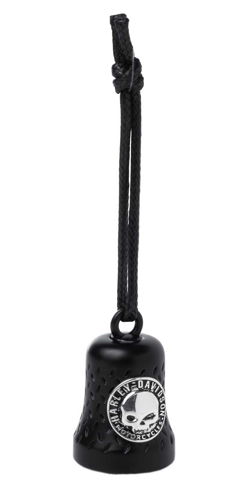 Harley-Davidson Free Shipping - Harley-Davidson HD Engraved Silver Willie G Skull Logo Ride Bell With Tie, Black - Free Shipping on many products plus Orders Over $99