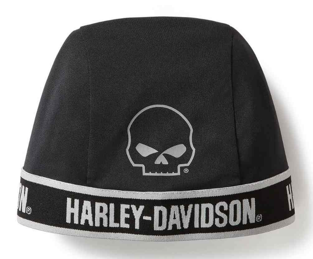 Harley-Davidson® Men's Willie G Skull Logo Skull Cap, Black 97700