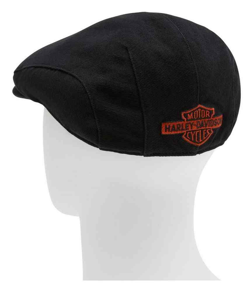 Harley-Davidson® Men's Bar & Shield Logo Engineer Ivy Cap, Black