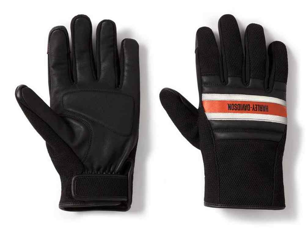 Harley-Davidson® Mens Trenton Dyna Knit Full-Finger Riding Gloves