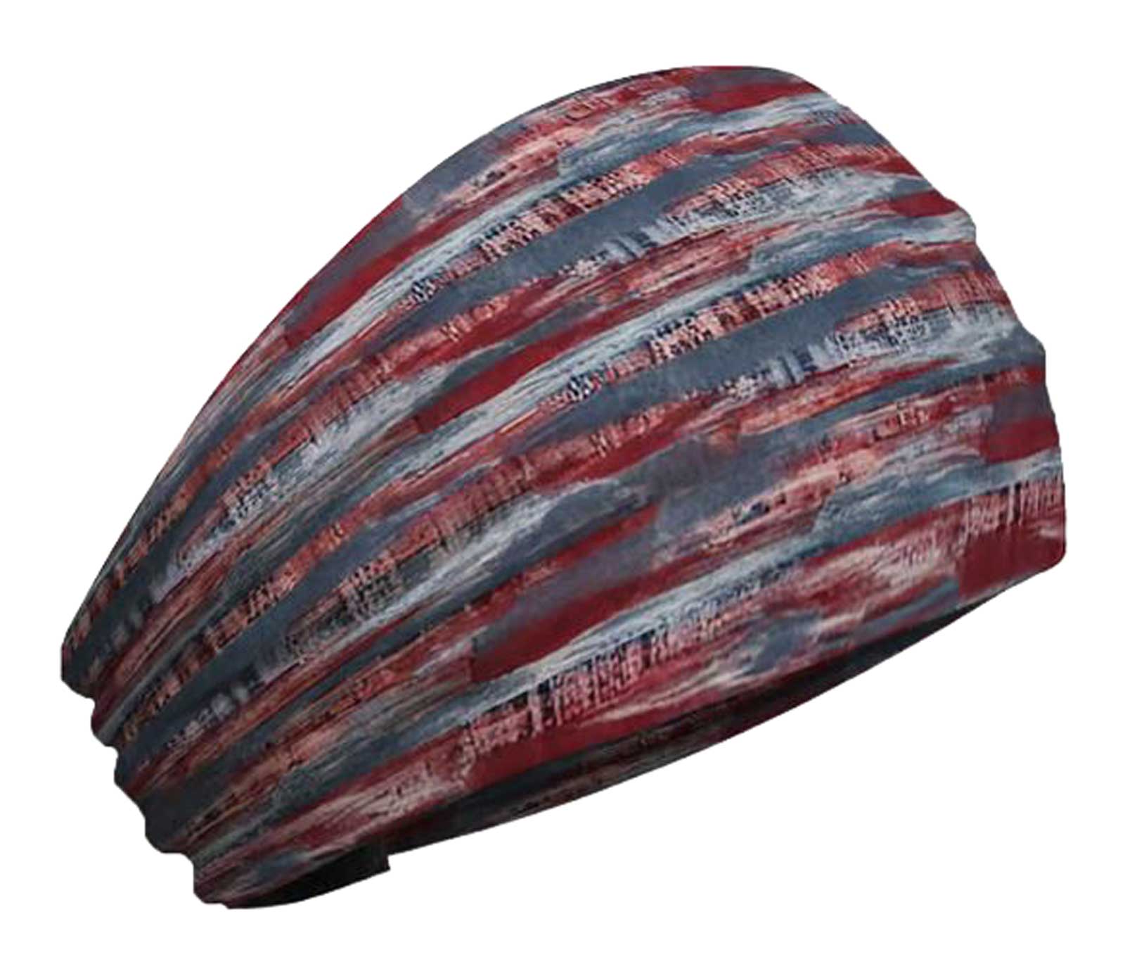 That's A Wrap Women's Serape Striped Performance Knotty Band - Red/Gray - Wisconsin Harley-Davidson