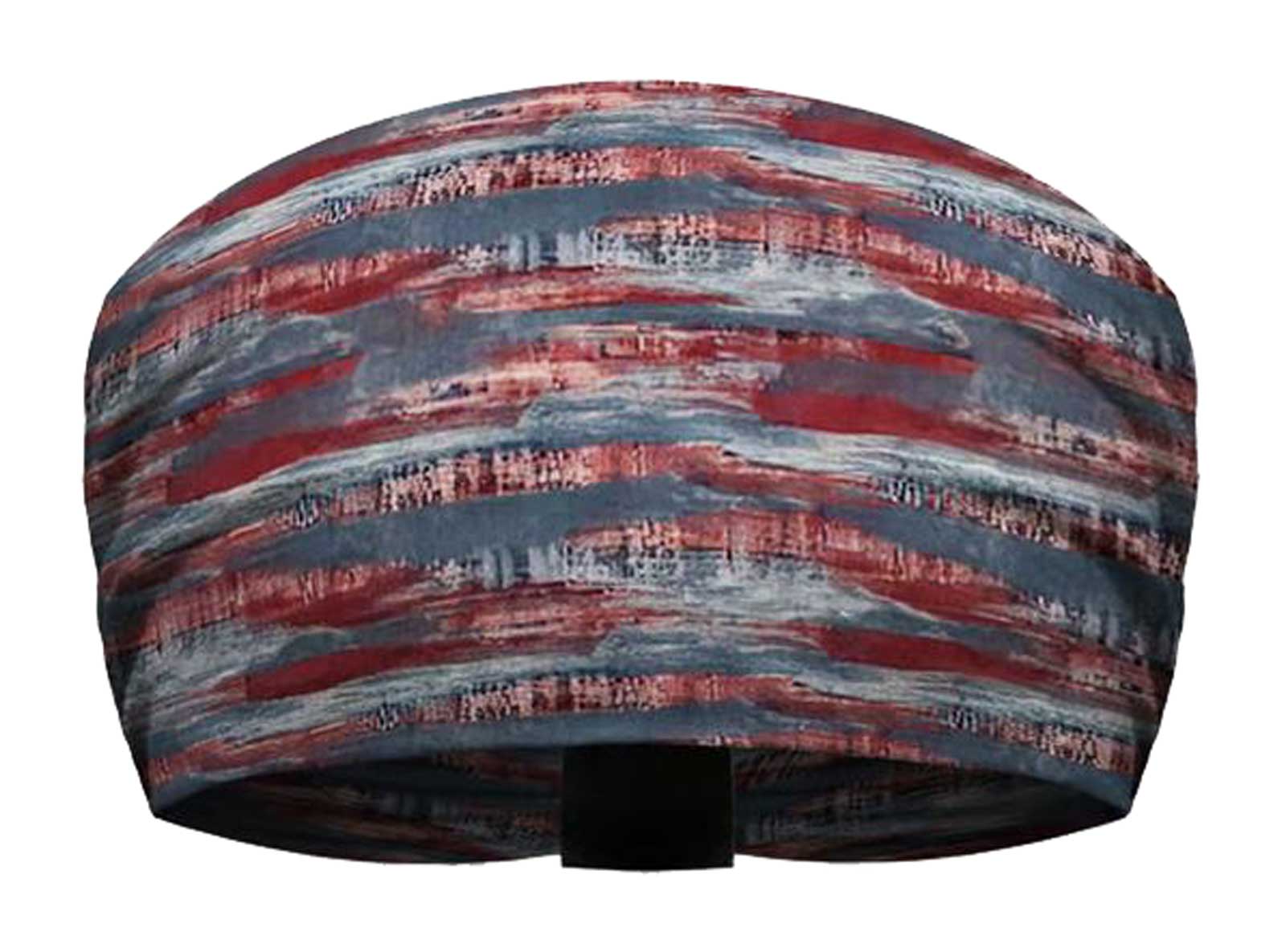 That's A Wrap Women's Serape Striped Performance Knotty Band - Red/Gray - No Hassle Returns at Wisconsin Harley