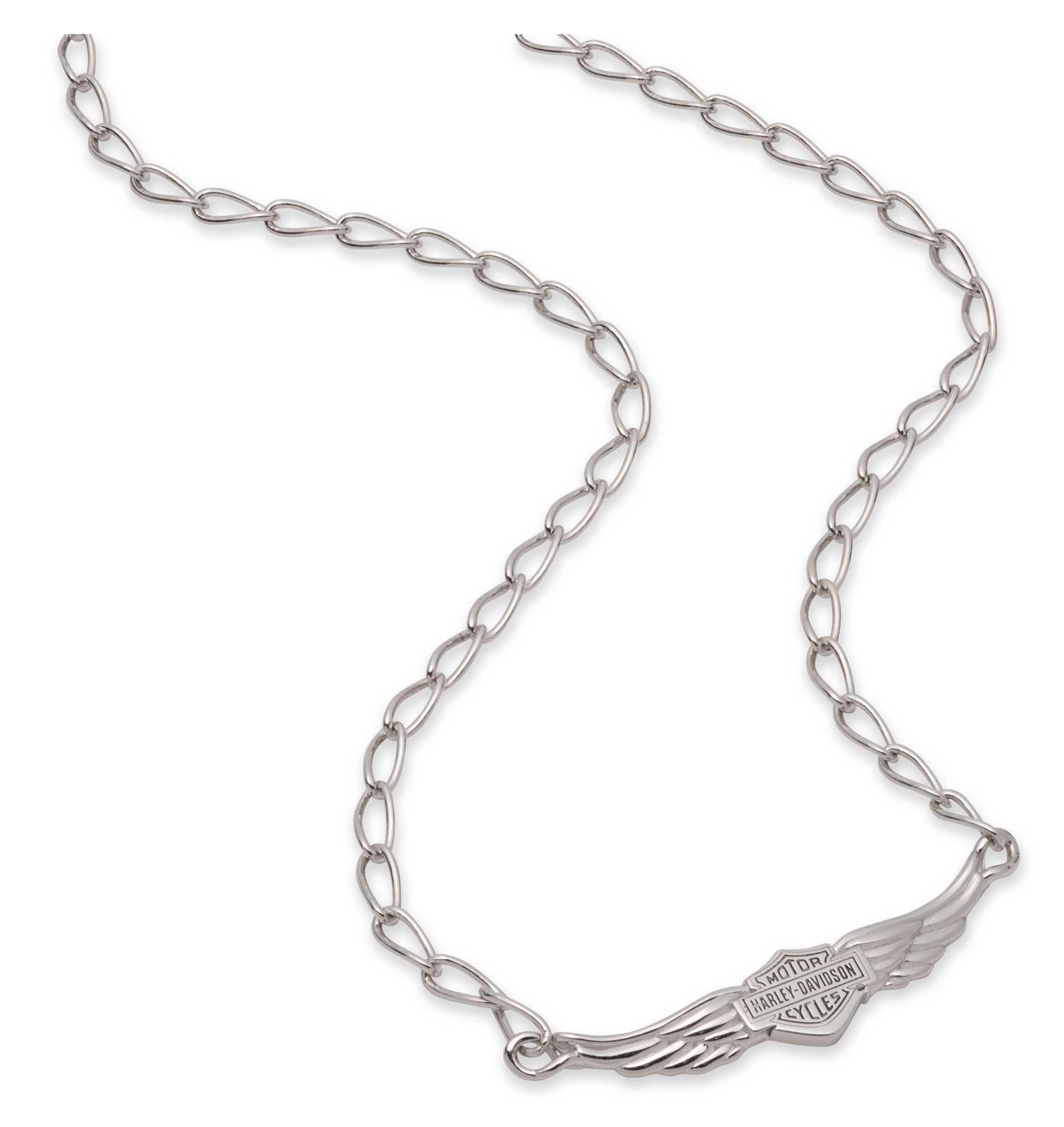 Harley-Davidson Free Shipping - Harley-Davidson Women's 16 in. Winged Bar & Shield Logo Collar Necklace, Silver - Free Shipping on many products plus Orders Over $99