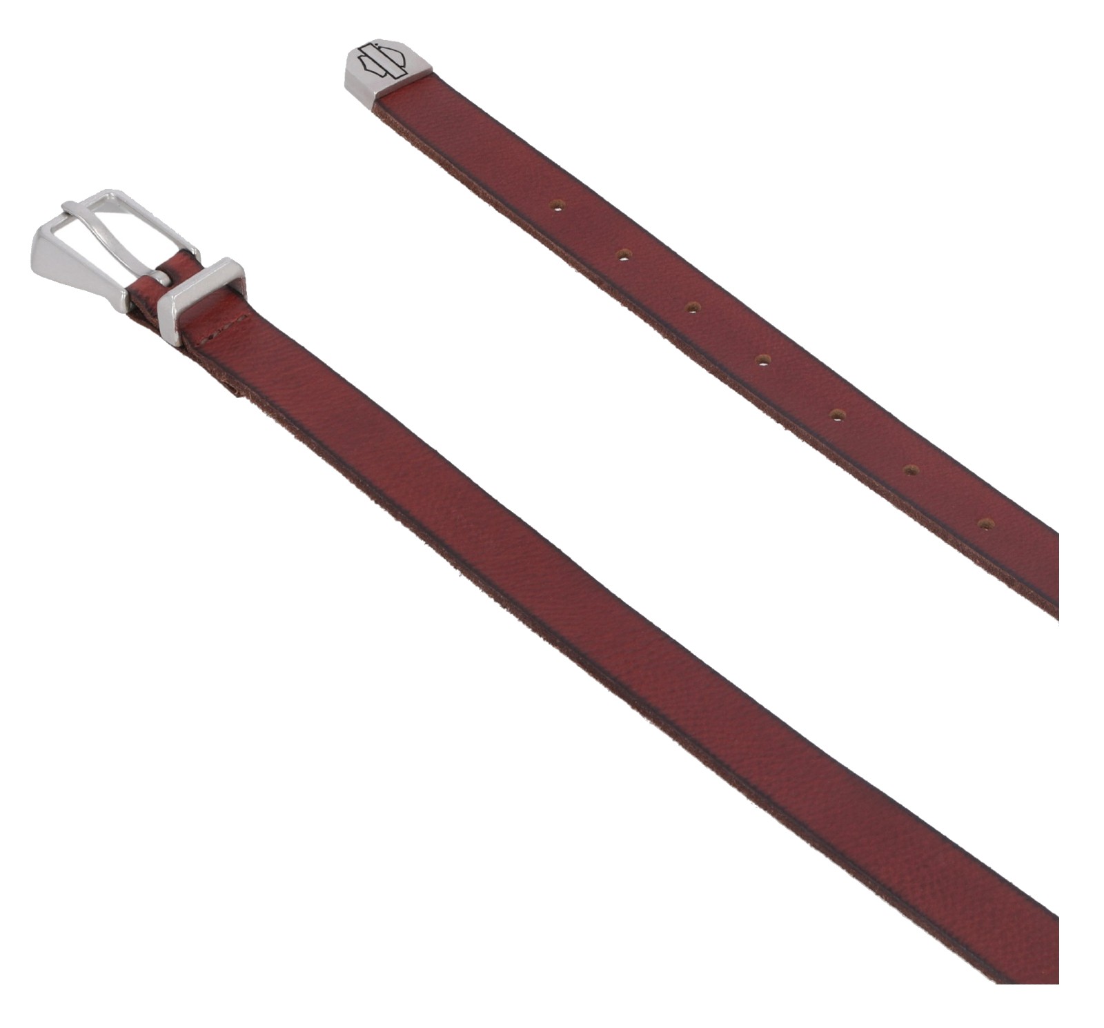 Harley-Davidson Free Shipping - Harley-Davidson Women's Metal Bar & Shield Logo Tip Genuine Leather Belt - Brown - Free Shipping on many products plus Orders Over $99