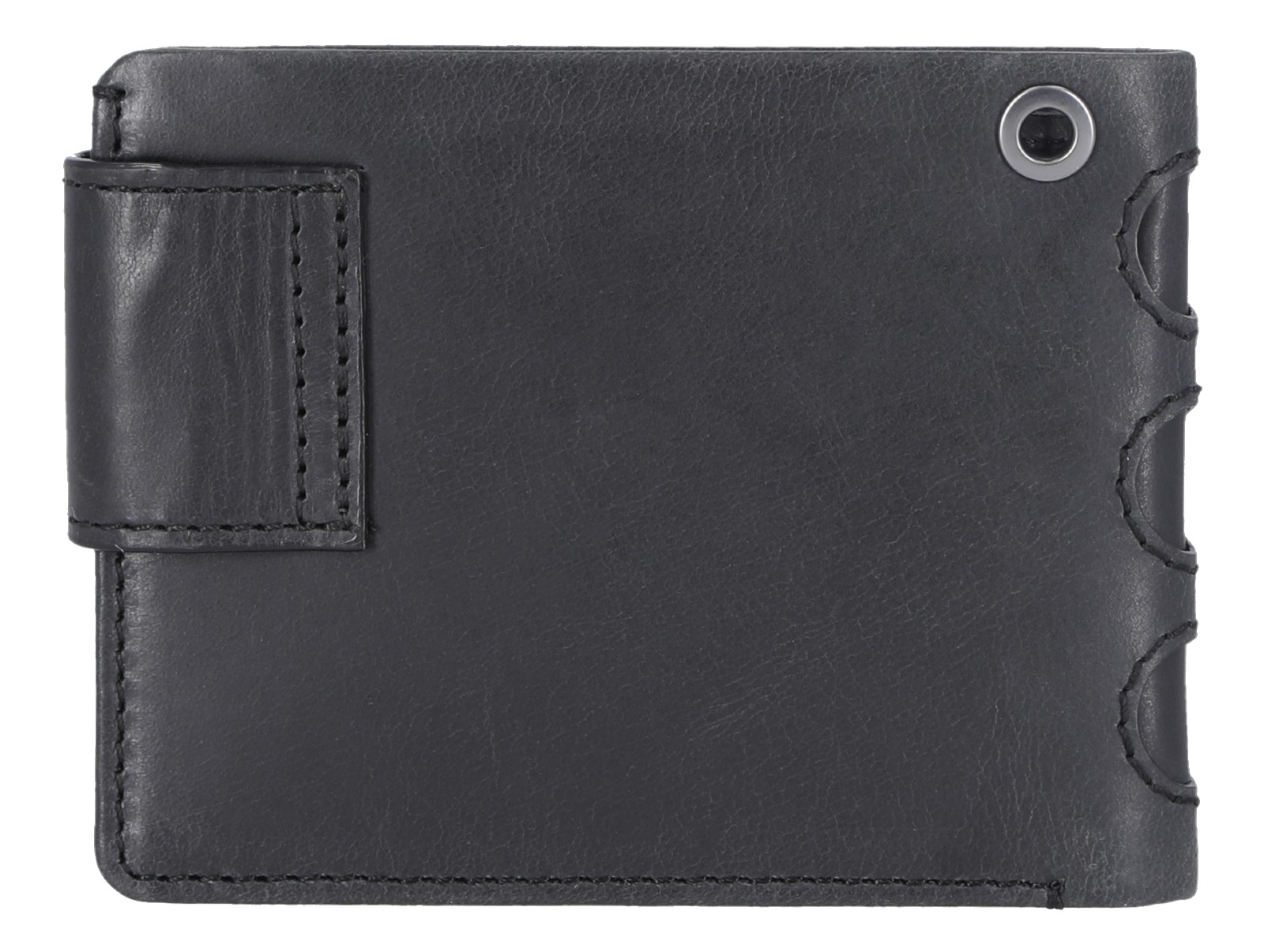 Harley-Davidson® Men's Die Cut Script Logo Bi-Fold Leather Wallet