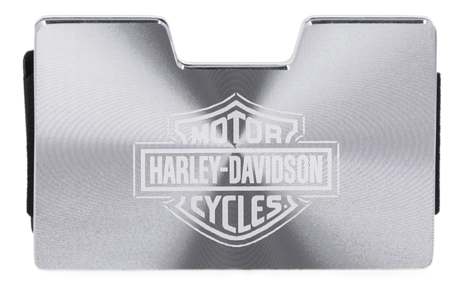 Harley-Davidson Men's Minimalist Aluminum Wallet, Detachable Money Clip - Silver - No Hassle Returns at Wisconsin Harley