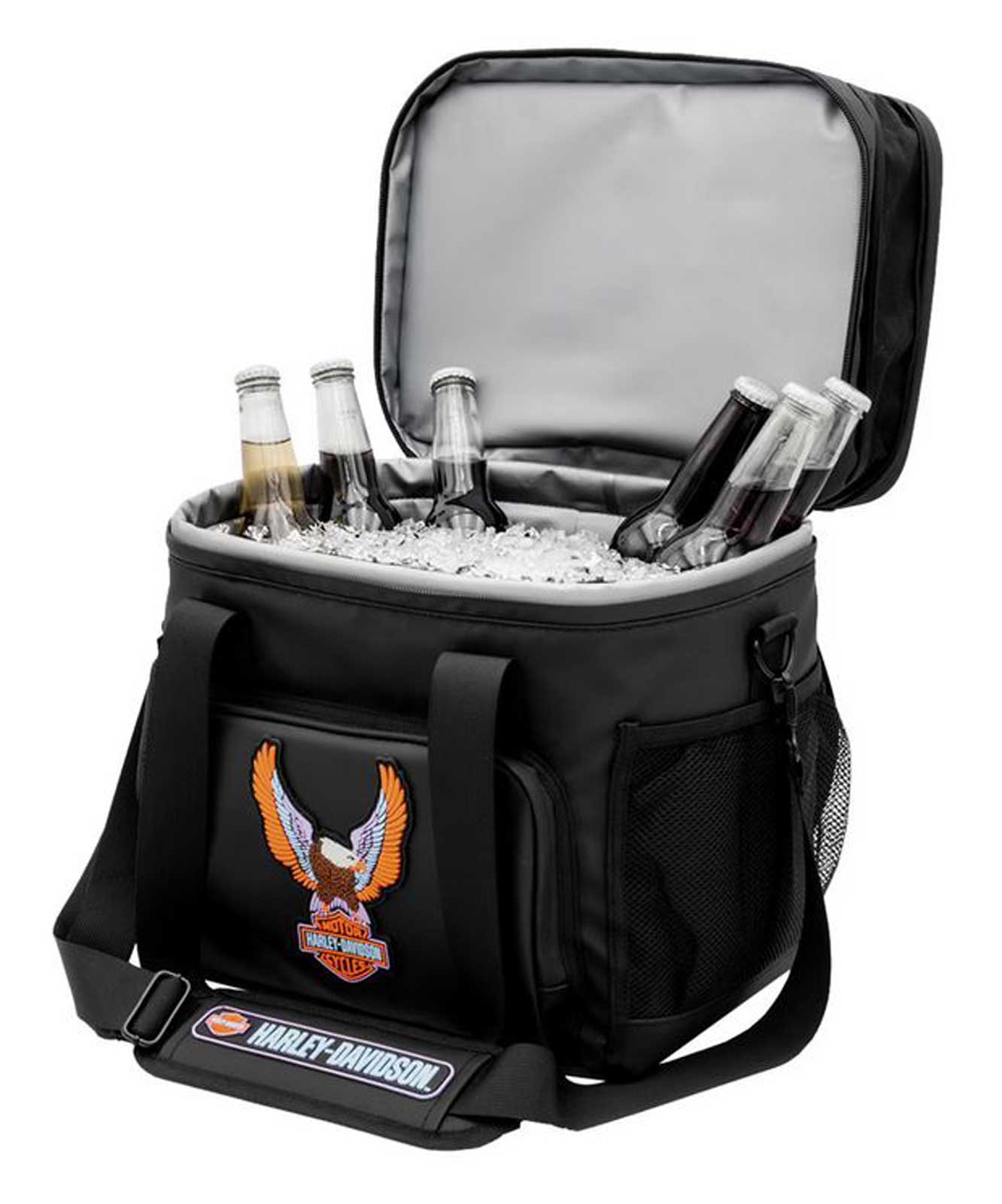 Harley-Davidson Free Shipping - Harley-Davidson Embossed Vivid Bar & Shield Eagle Soft Sided Cooler, Black - Free Shipping on many products plus Orders Over $99