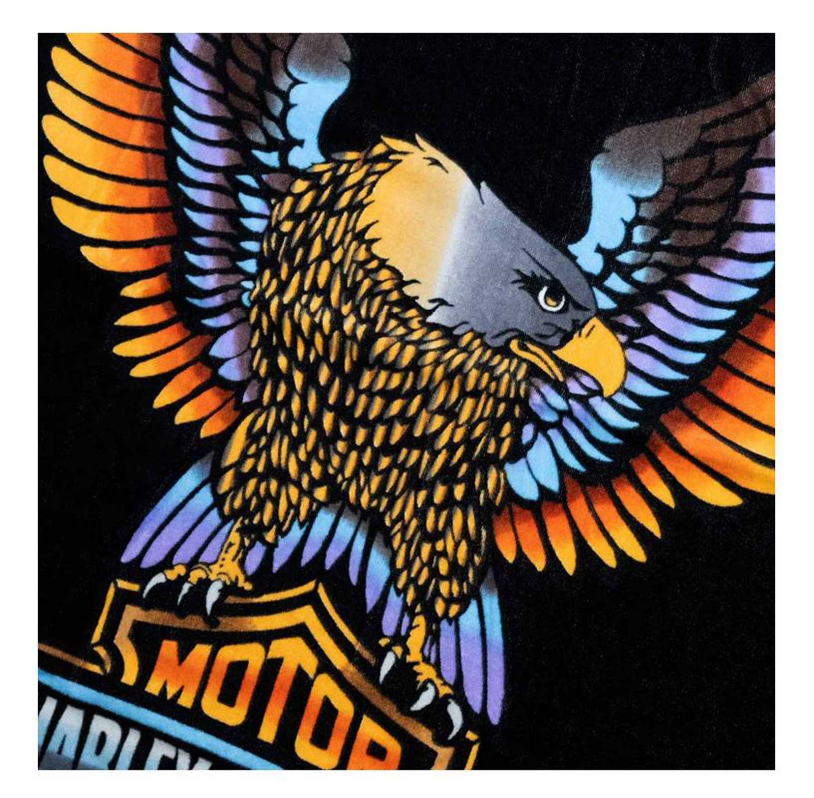 Harley-Davidson Free Shipping - Harley-Davidson Vivid Bar & Shield Eagle Beach Towel, Ultra-Soft Oversized - Free Shipping on many products plus Orders Over $99