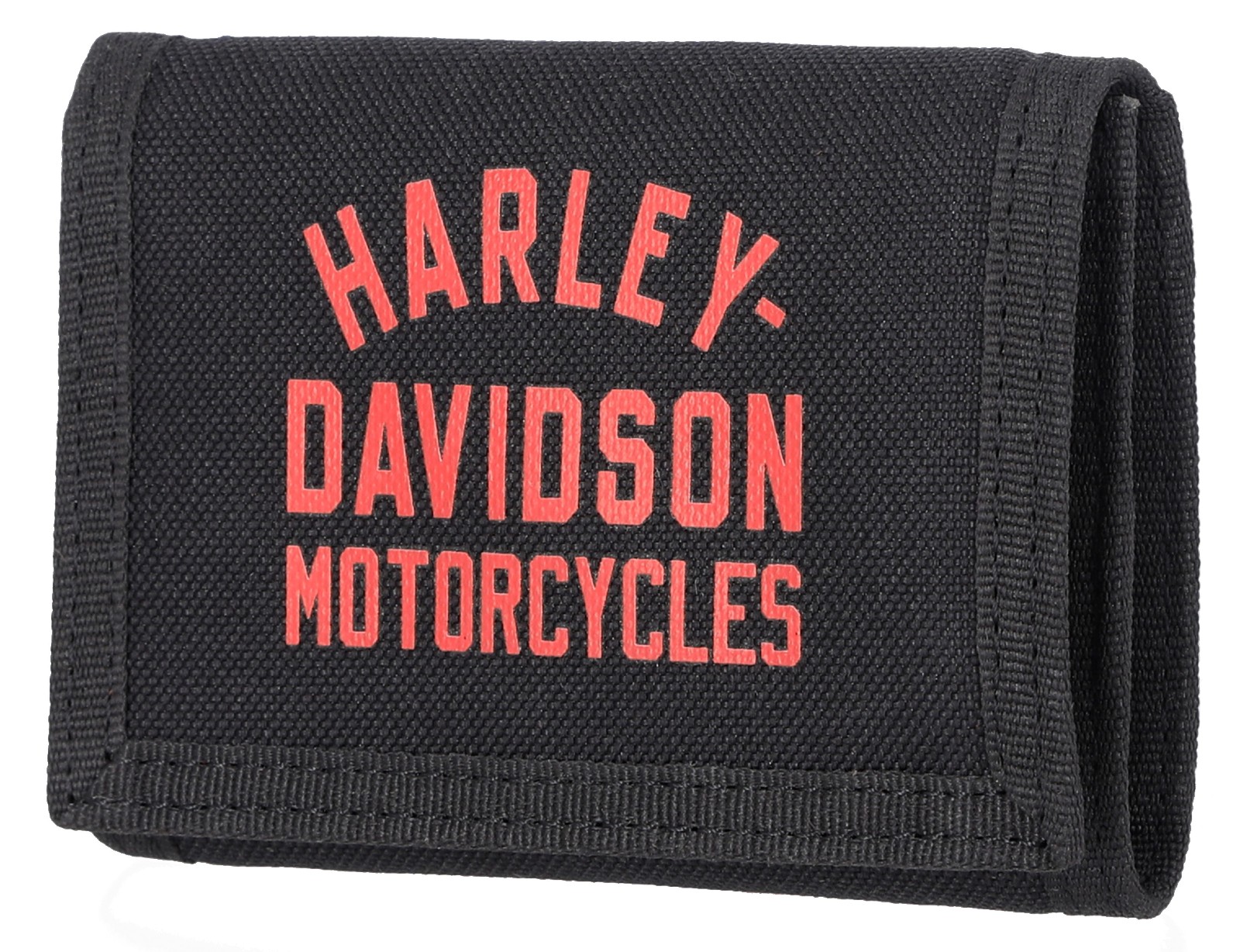 希少！ハーレダビッドソン(us製)/二つ折り財布 Harley-Davidson® Men's H-D Arched Script Logo Tri-Fold