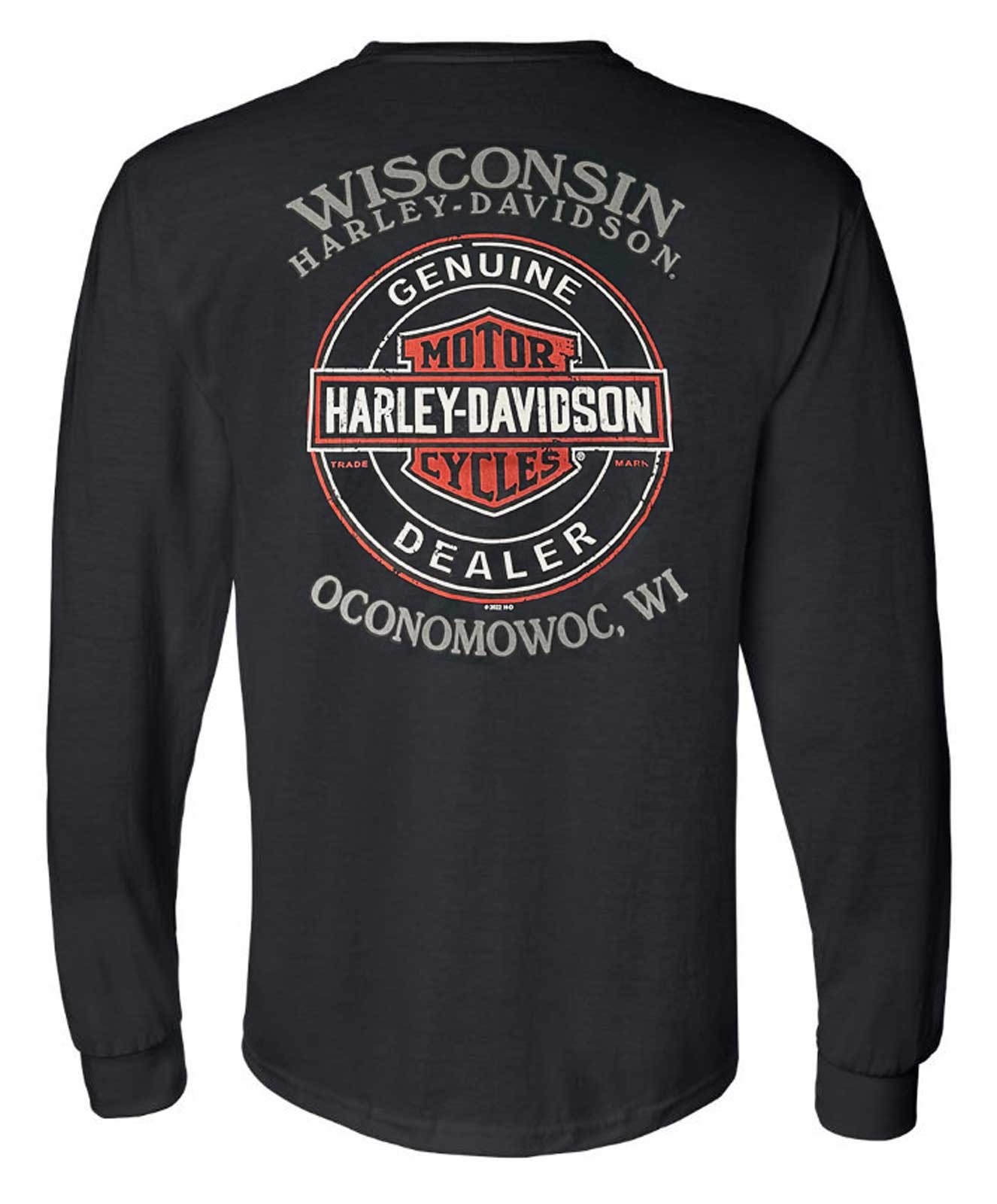 Harley-Davidson Free Shipping - Harley-Davidson Men's Willie G Skull Wings Logo Long Sleeve Shirt, Black - Free Shipping on many products plus Orders Over $99