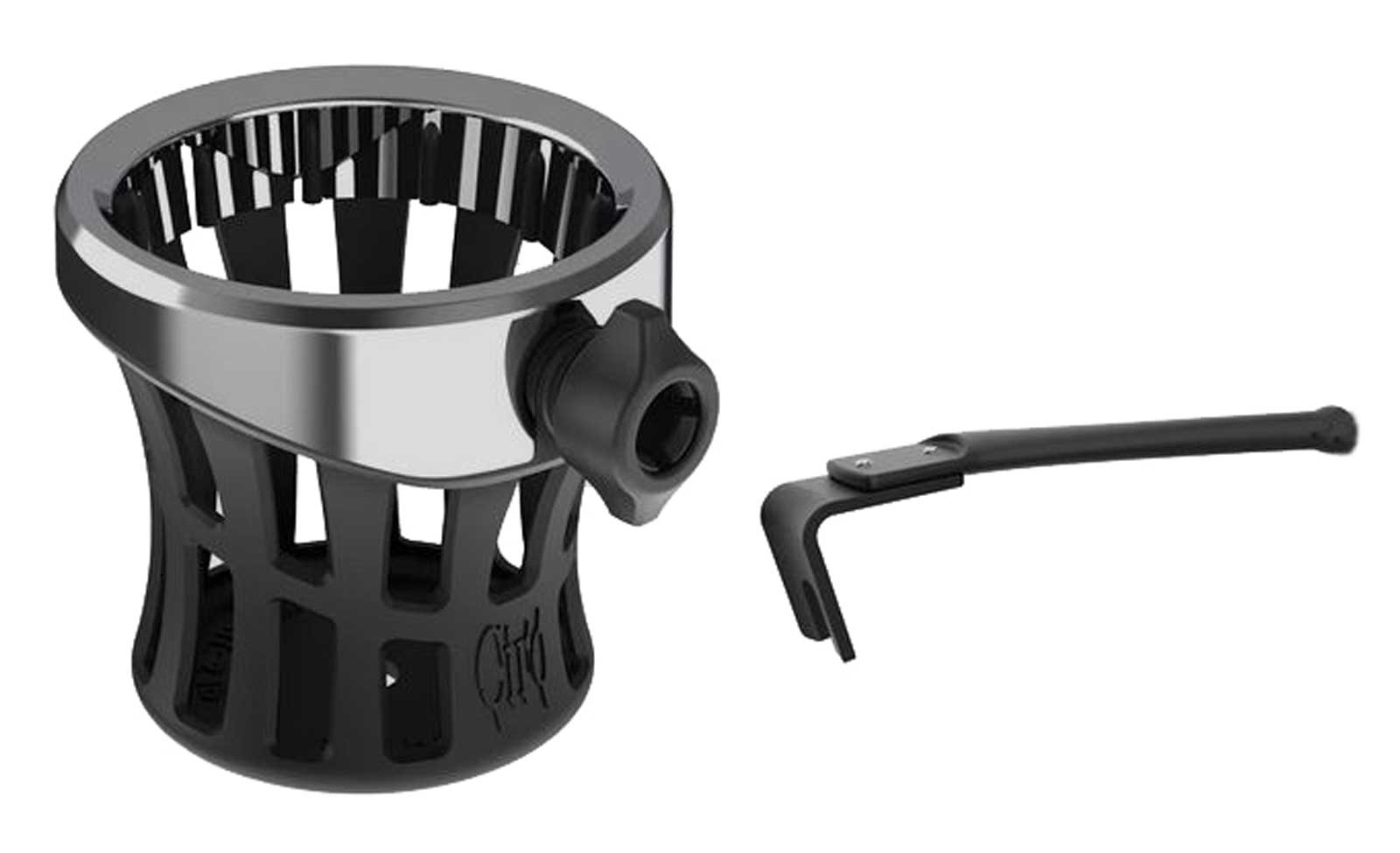 Ciro Gen 2 Drink Holder w/ Passenger Mount, Weatherproof, Fits '14-Up Models - Wisconsin Harley-Davidson