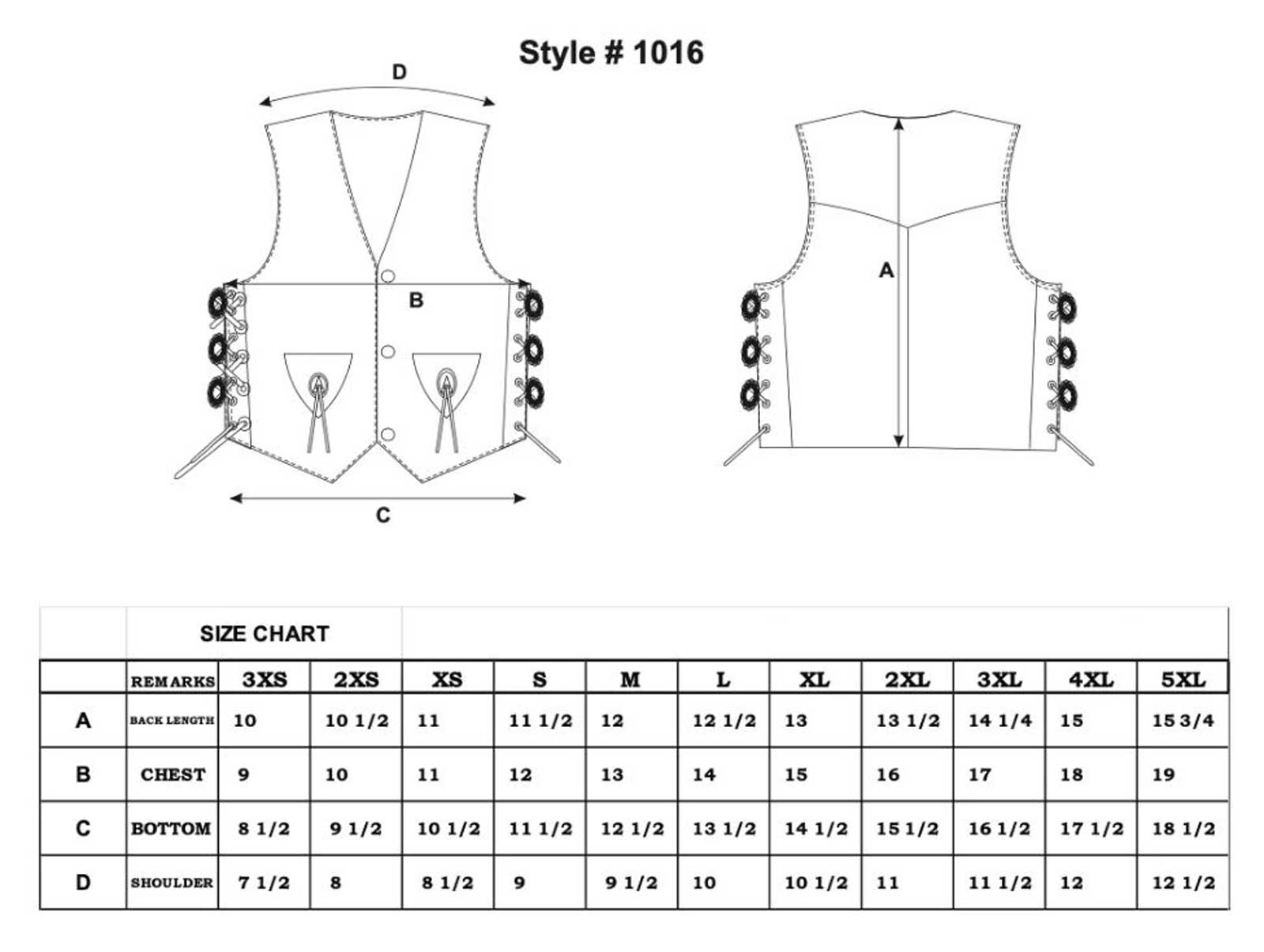 Derringer Kids Motorcycle Biker Toddler Leather Vest w/ Adjustable Straps, Black - No Hassle Returns at Wisconsin Harley