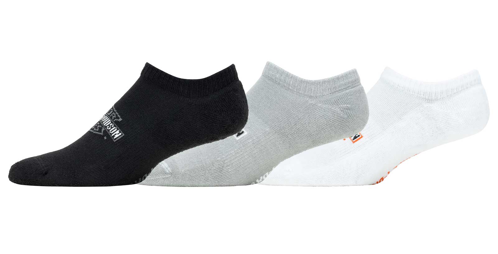 Harley-Davidson Women's 3-Pack Vintage Bar & Shield Logo Low Cut Socks - Wisconsin Harley-Davidson